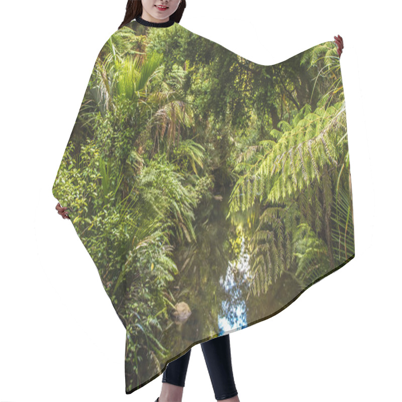 Personality  Beautiful Abstract Landscape Hair Cutting Cape