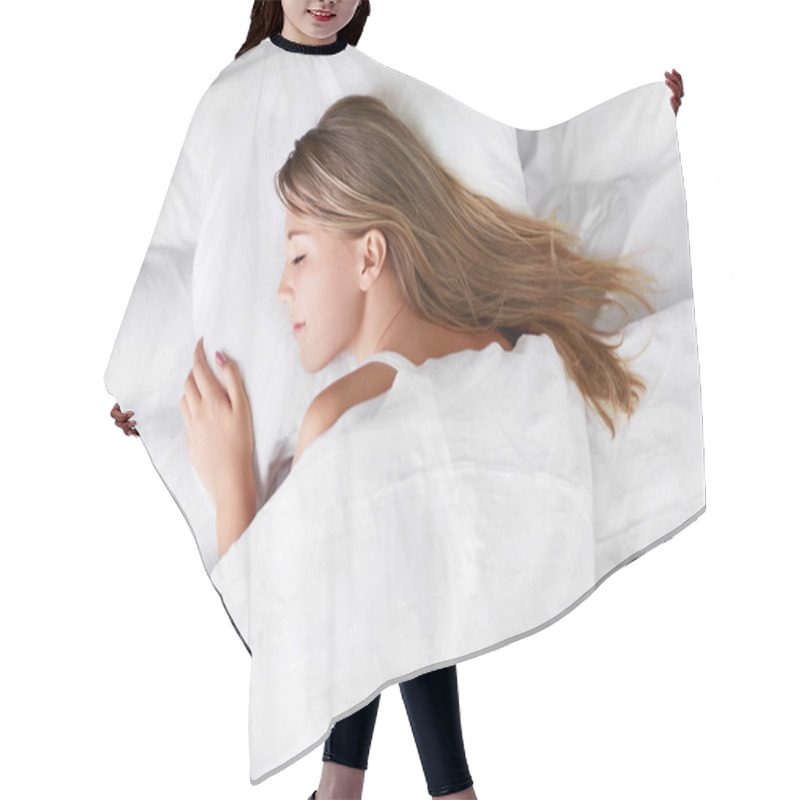 Personality  Sleeping Woman Hair Cutting Cape