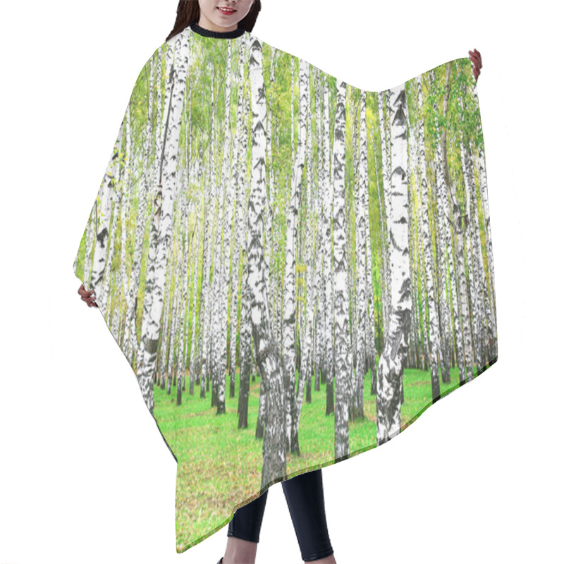 Personality  September Autumn Birch Grove Hair Cutting Cape