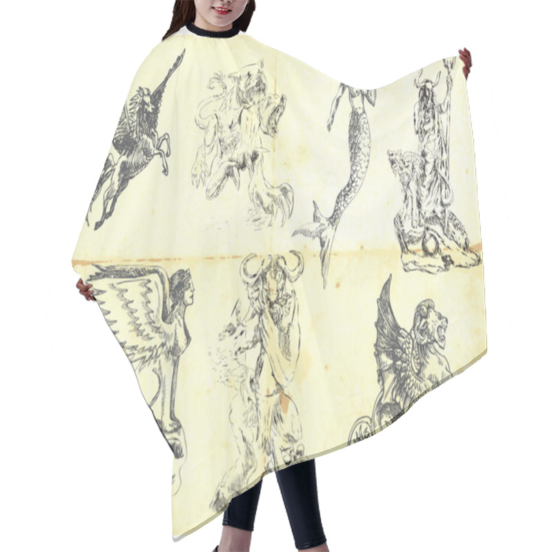 Personality  Collection Of Mythical Characters Hair Cutting Cape