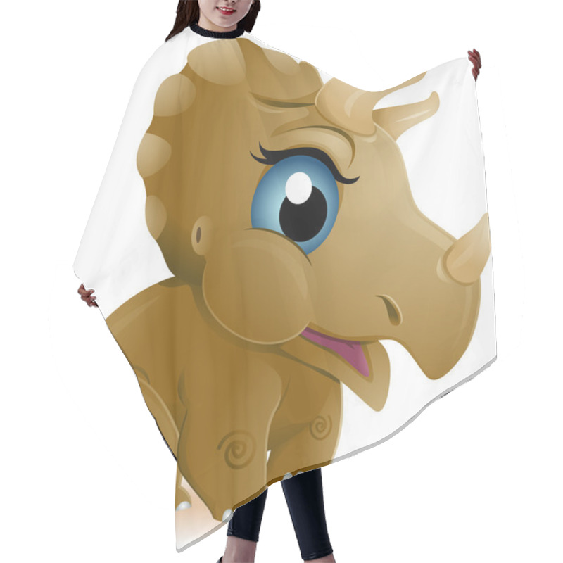 Personality  Baby Triceratops Hair Cutting Cape