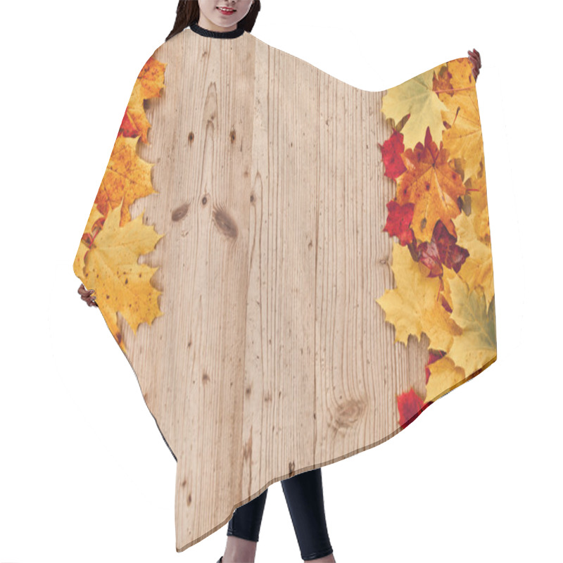 Personality  Autumn Leaves Hair Cutting Cape