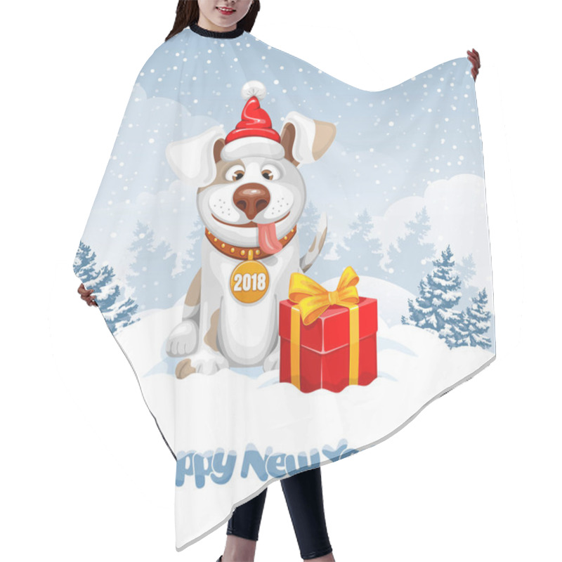 Personality  New Year Greeting Hair Cutting Cape