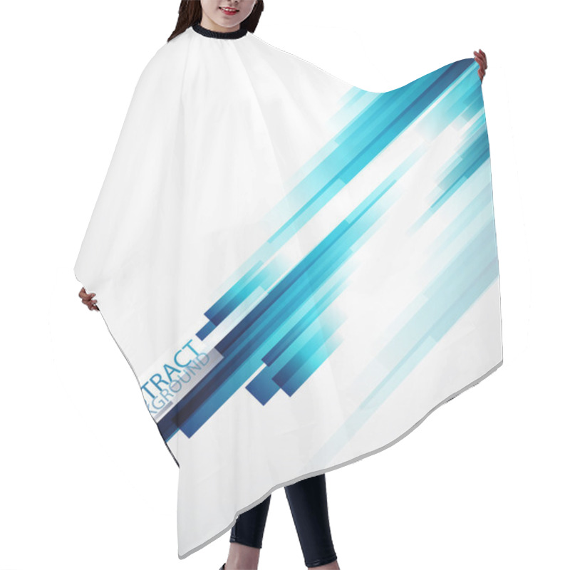 Personality  Abstract Lines Background Hair Cutting Cape