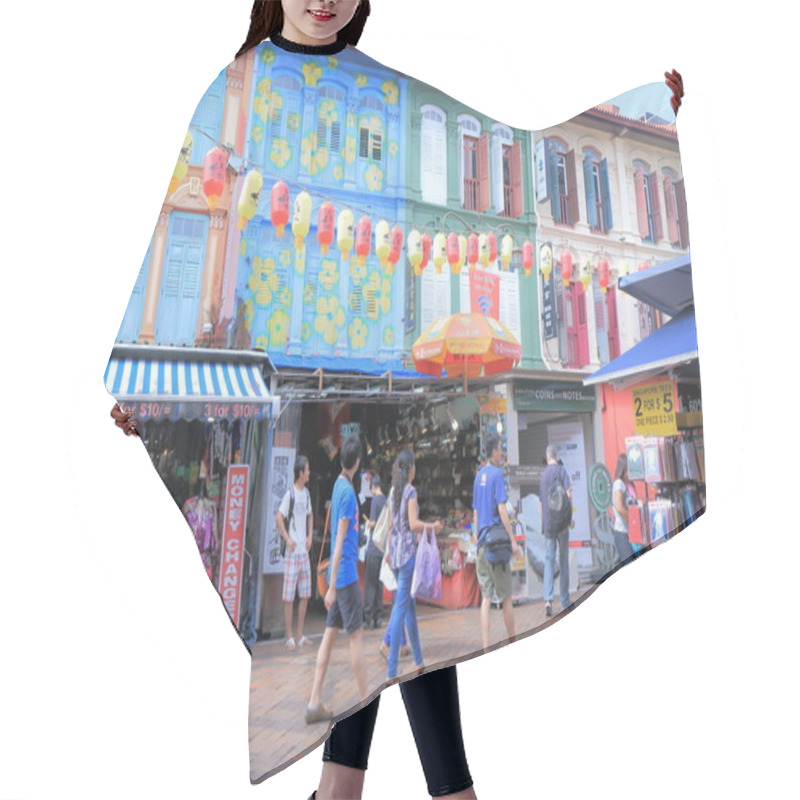 Personality  Chinatown Singapore Hair Cutting Cape