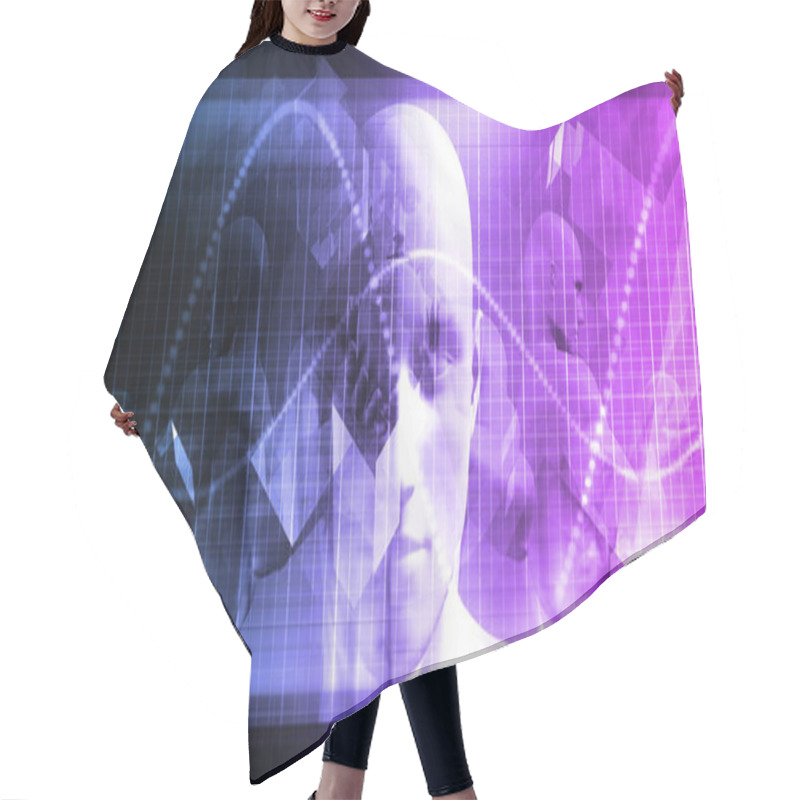 Personality  System Integration Concept Art Hair Cutting Cape