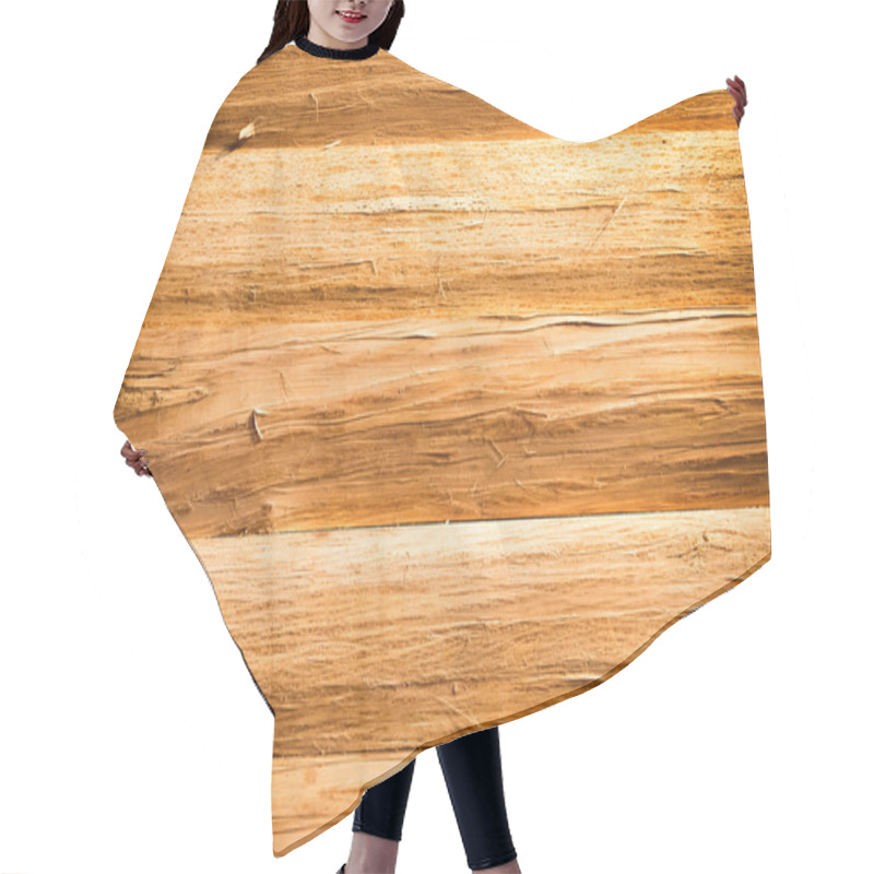 Personality  Natural Wooden Background Hair Cutting Cape