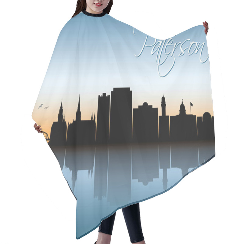 Personality  Paterson Skyline - New Jersey, United States Of America, USA, Vector Illustration Hair Cutting Cape