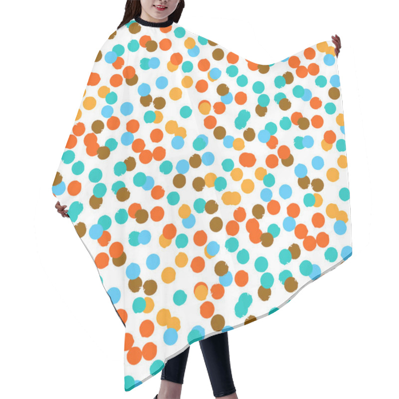 Personality  Confetti Pattern Hair Cutting Cape