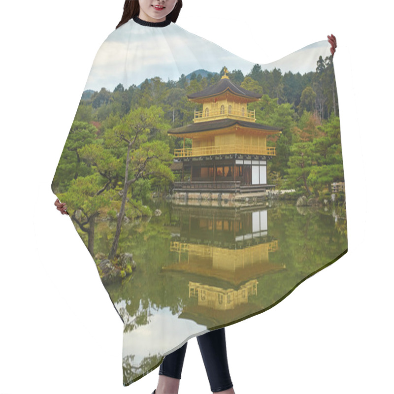 Personality  Kinkakuji Temple (The Golden Pavilion) In Kyoto Hair Cutting Cape