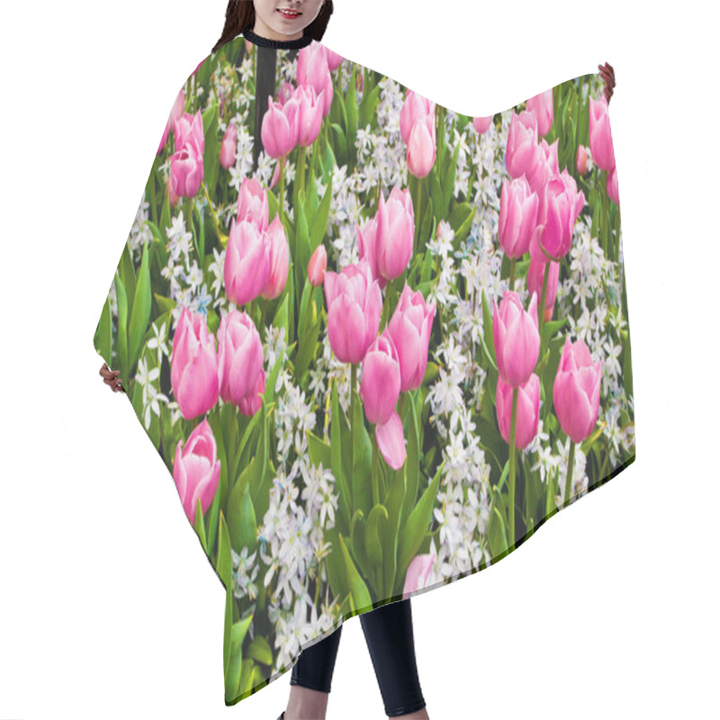 Personality  Tulips Hair Cutting Cape