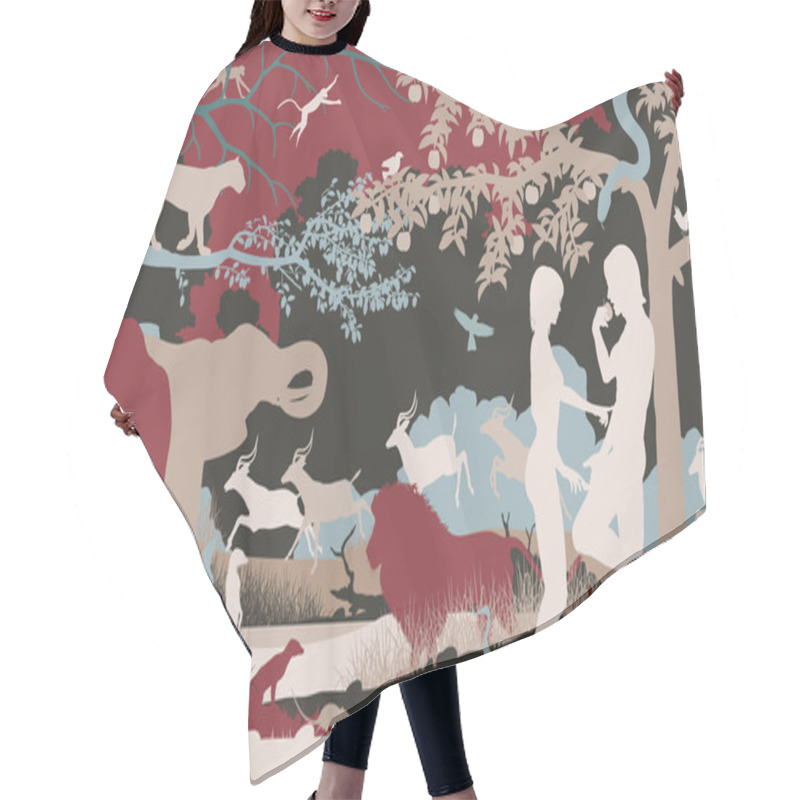 Personality  Garden Of Eden Hair Cutting Cape