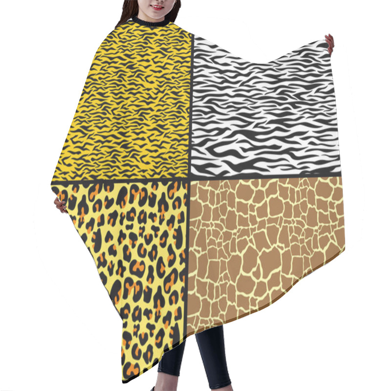 Personality  Animal Print Patterns Hair Cutting Cape