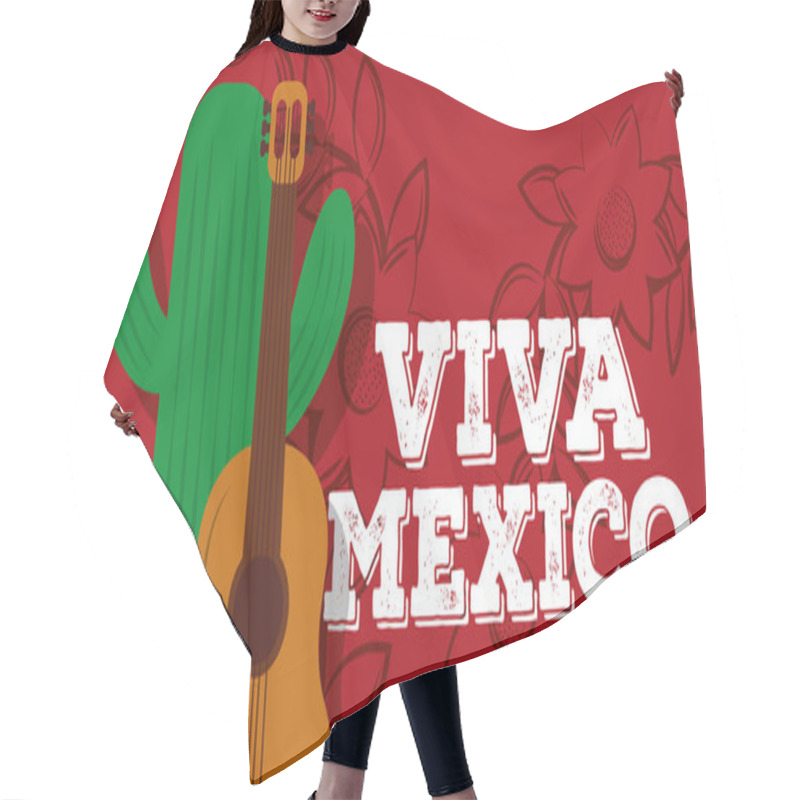 Personality  Viva Mexico Traditional Card Hair Cutting Cape