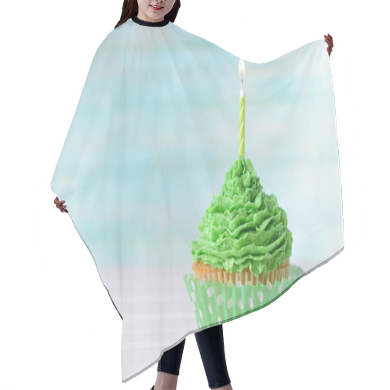 Personality  Delicious Birthday Cupcake Hair Cutting Cape