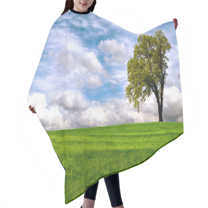 Personality  Picturesque Landscape Hair Cutting Cape