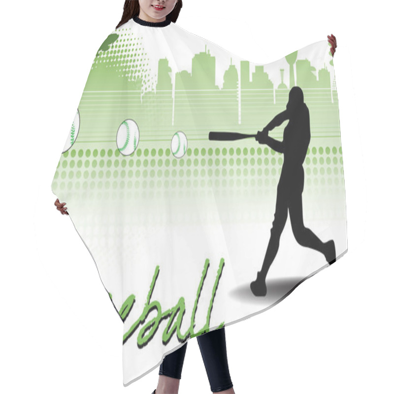 Personality  Baseball Hair Cutting Cape