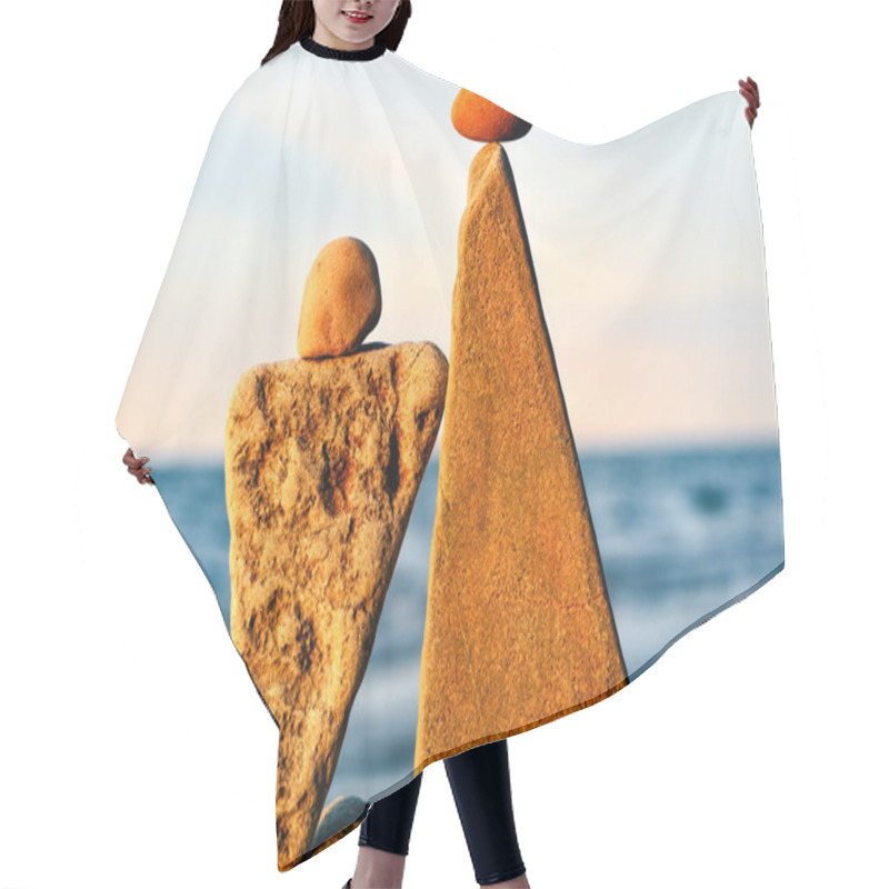 Personality  Symbolic Figurines Hair Cutting Cape