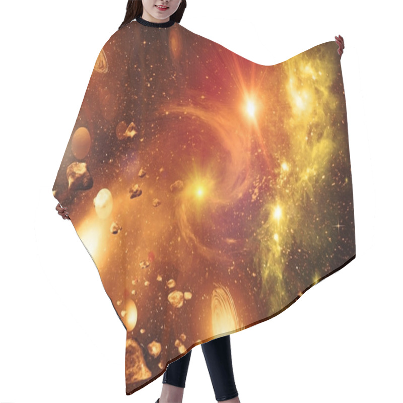 Personality  Stars Of A Planet Hair Cutting Cape