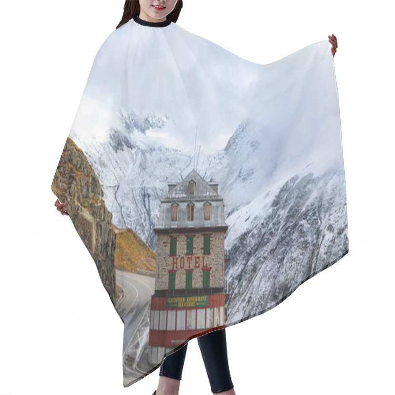 Personality  The Glacier Hotel Belvedere In A Mountainous Area Hair Cutting Cape