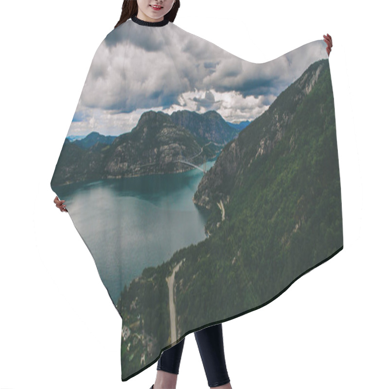 Personality  Norway Scenic Landscape Hair Cutting Cape