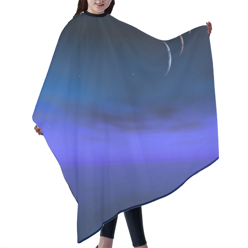 Personality  Three Moons Hair Cutting Cape