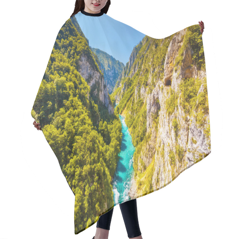 Personality  The Piva River In Montenegro Hair Cutting Cape