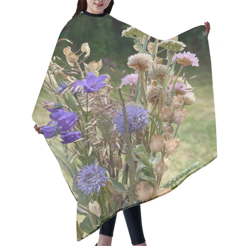 Personality  A Beautiful Bouquet Of Wildflowers Hair Cutting Cape