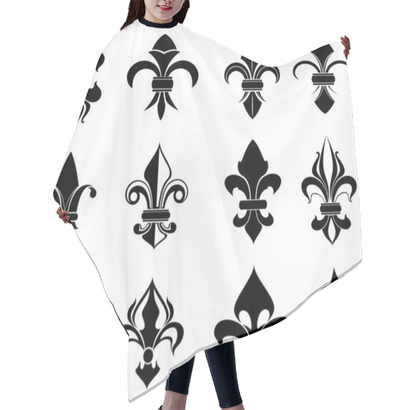 Personality  Royal Lily Hair Cutting Cape