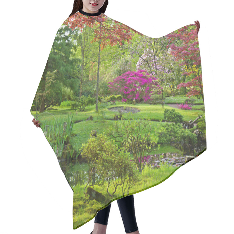 Personality  Japanese Garden Hair Cutting Cape