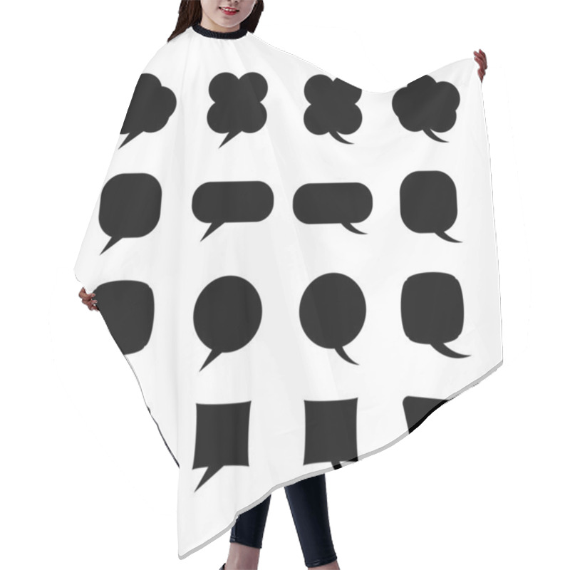 Personality  Chat Icon Hair Cutting Cape