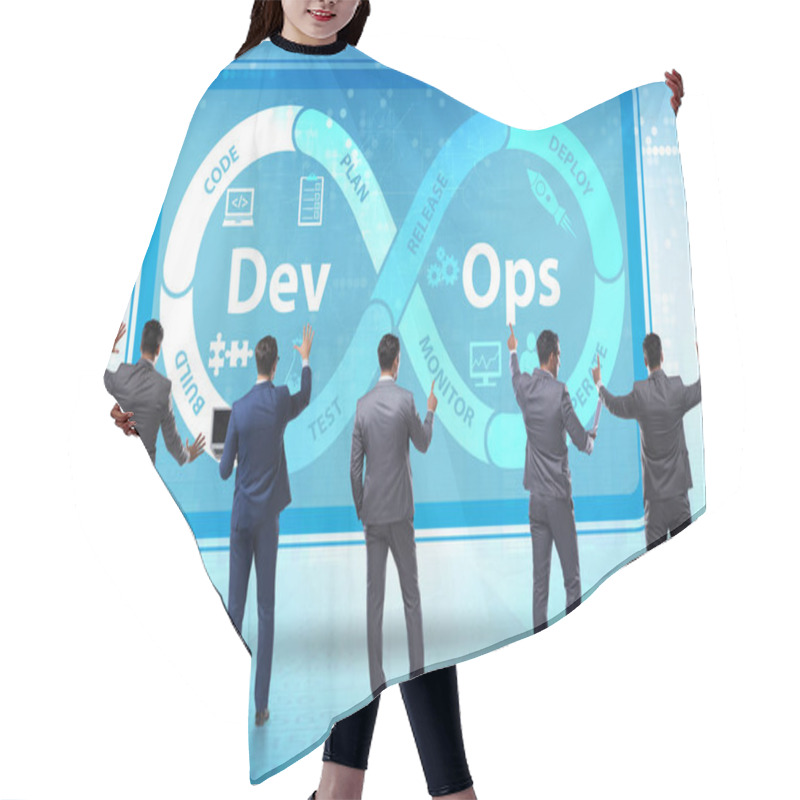 Personality  DevOps Software Development IT Concept Hair Cutting Cape