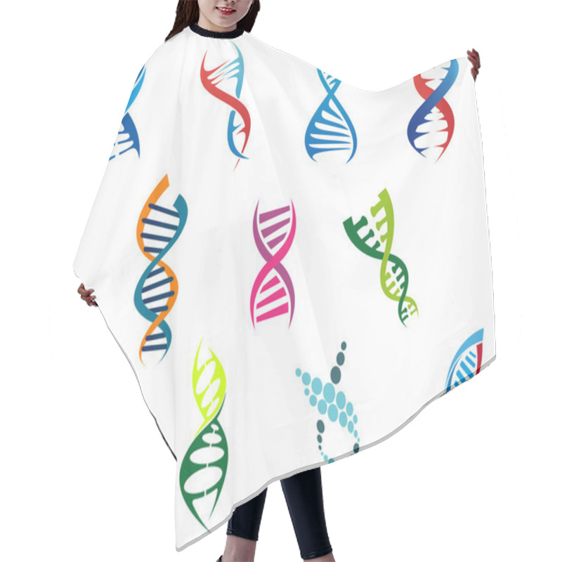 Personality  DNA Molecules And Symbols Hair Cutting Cape