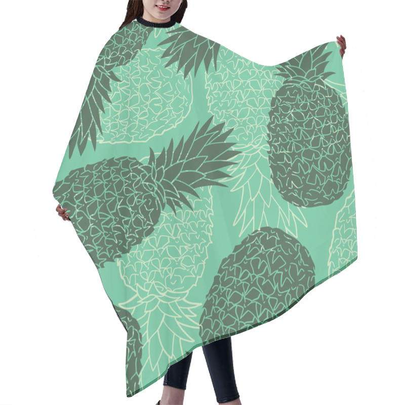 Personality  Fruit Pattern Hair Cutting Cape