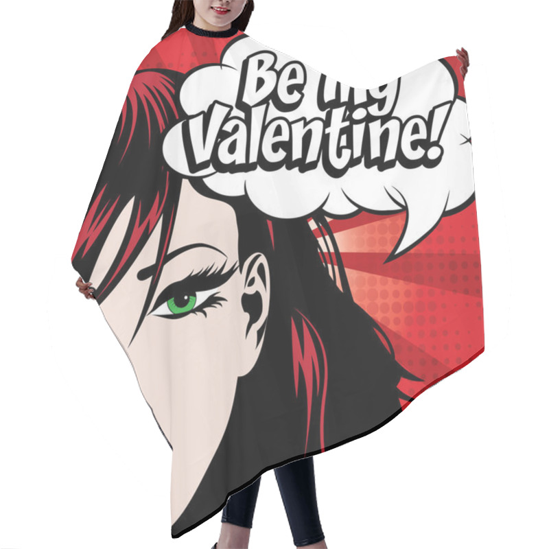 Personality  Woman - Be My Valentine! Hair Cutting Cape