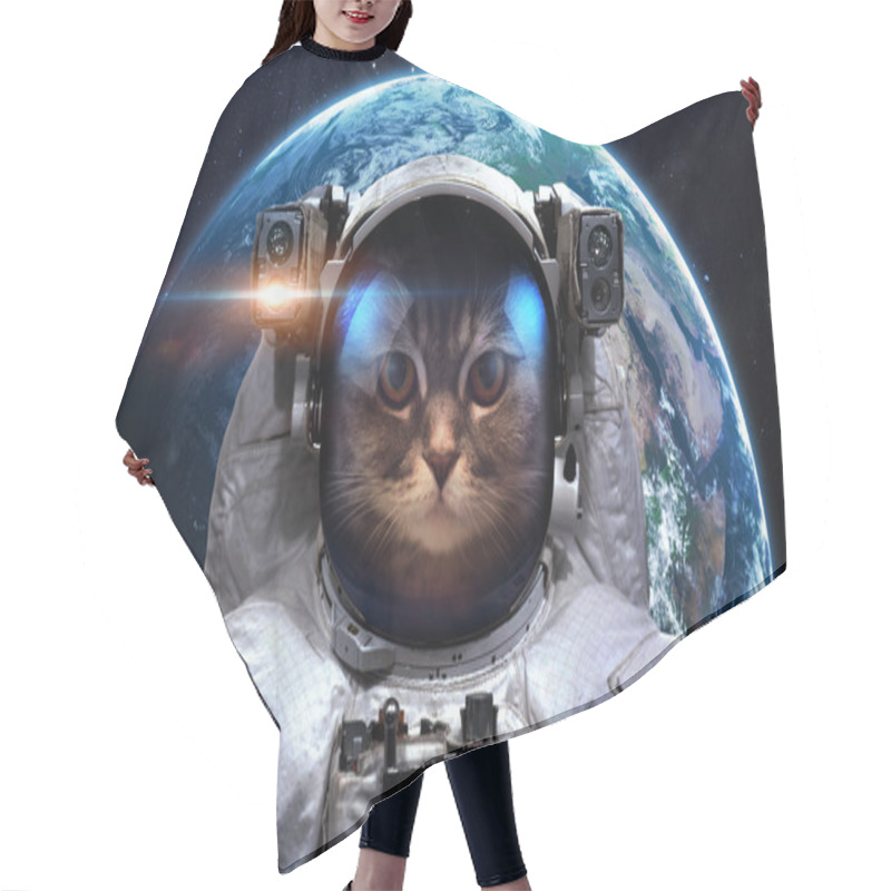 Personality  Astronaut In Outer Space. Spacewalk. Elements Of This Image Furnished By NASA Hair Cutting Cape