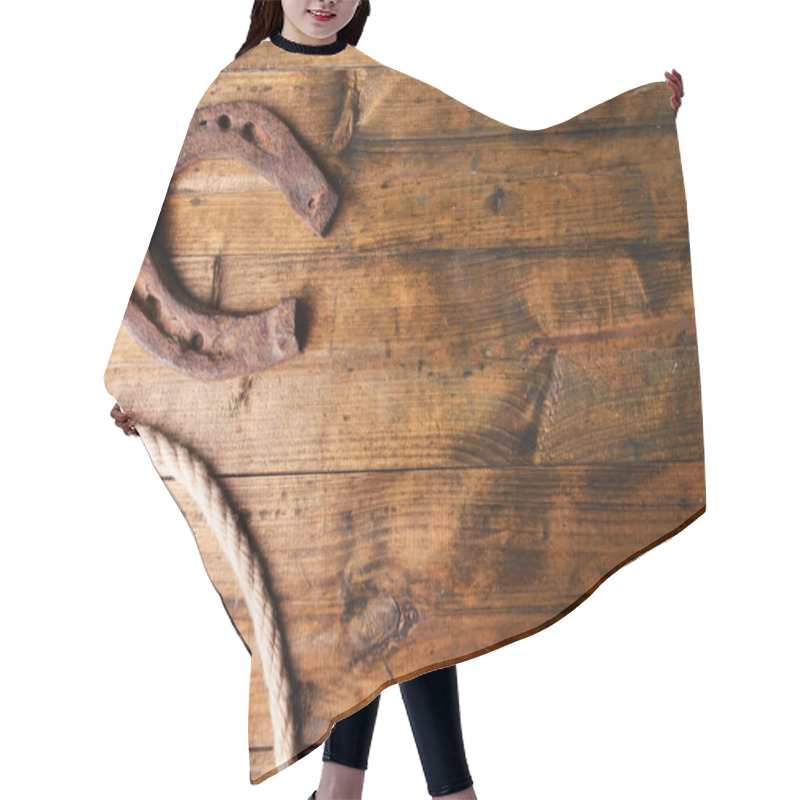 Personality  American West Still Life Hair Cutting Cape