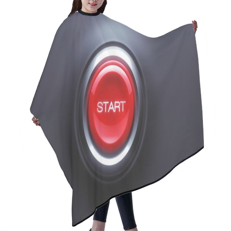 Personality  Start Button Hair Cutting Cape