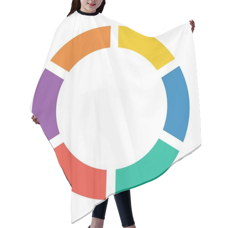 Personality  Pie Chart Icon Vector Graph Diagram Symbol For Big Data Analytics Reports And Statistics Information In A Flat Color Illustration Hair Cutting Cape