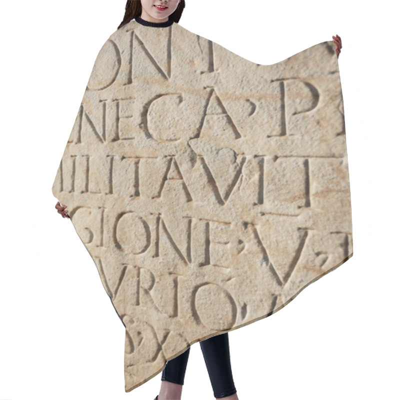 Personality  Ancient Roman Writing On Tablet Hair Cutting Cape