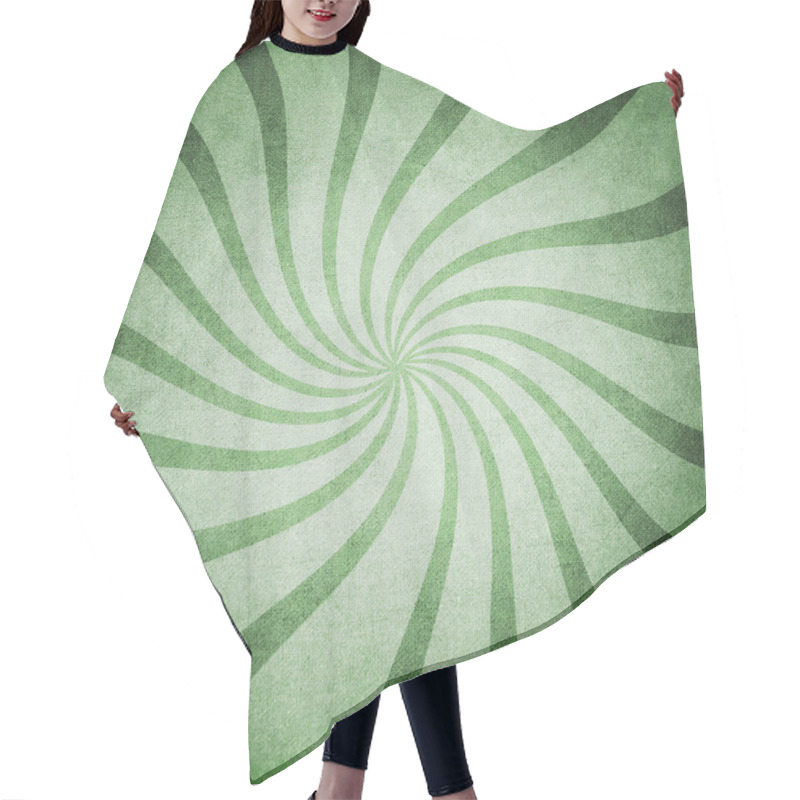 Personality  Abstract Grungy Background With Twisted Lines And Swirls Hair Cutting Cape