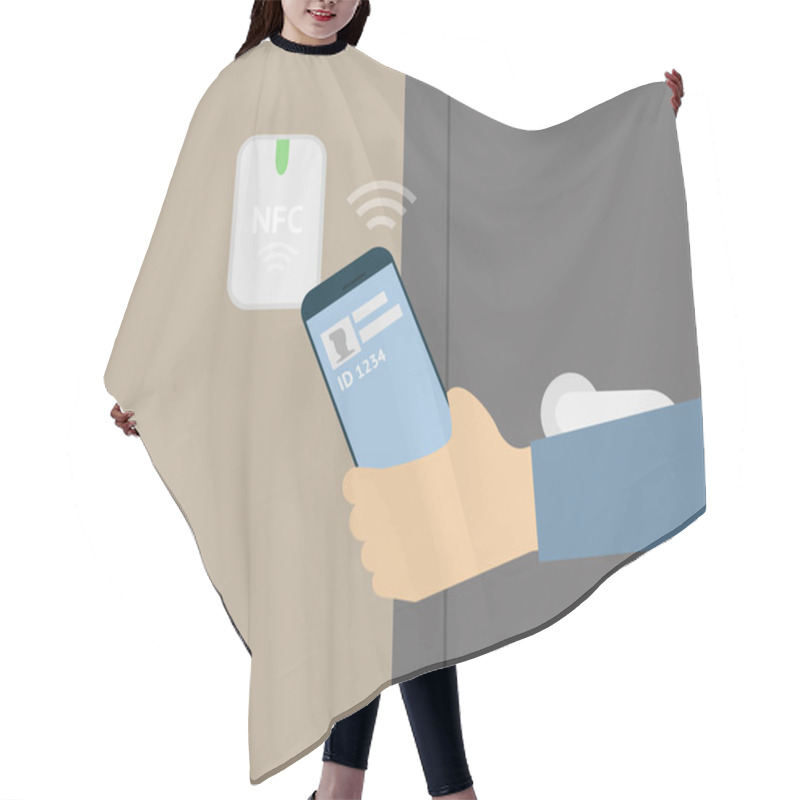 Personality  Mobile Access Hair Cutting Cape