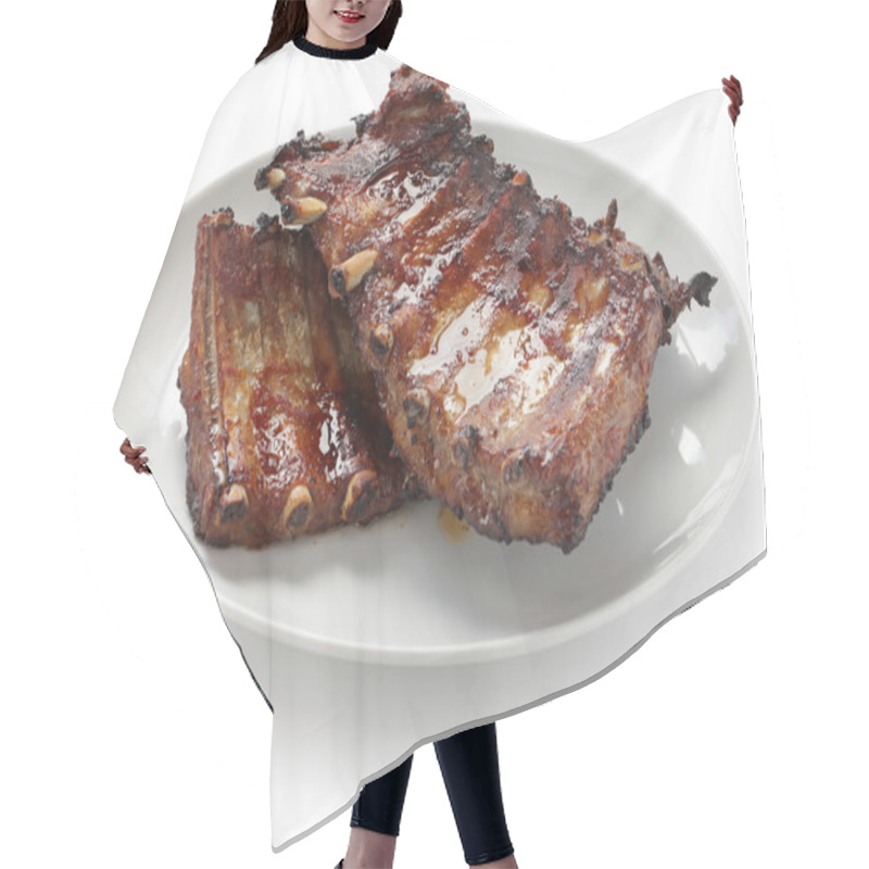 Personality  Barbecued Pork Spare Ribs Hair Cutting Cape