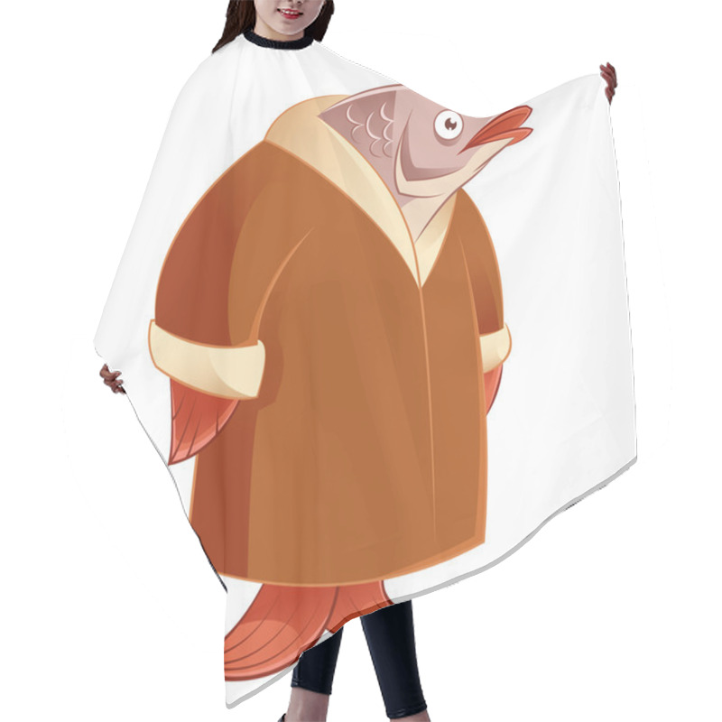 Personality  Herring In A Fur Coat Hair Cutting Cape