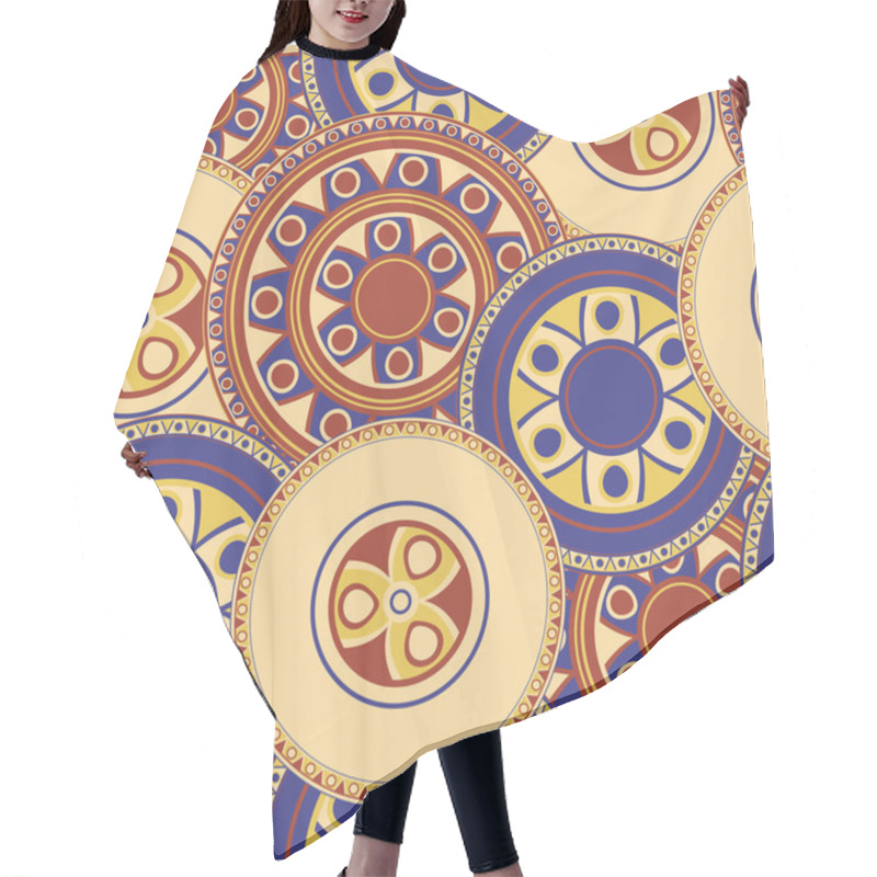 Personality  Africa Triangle Geometric Patterns And Shevron. Hair Cutting Cape