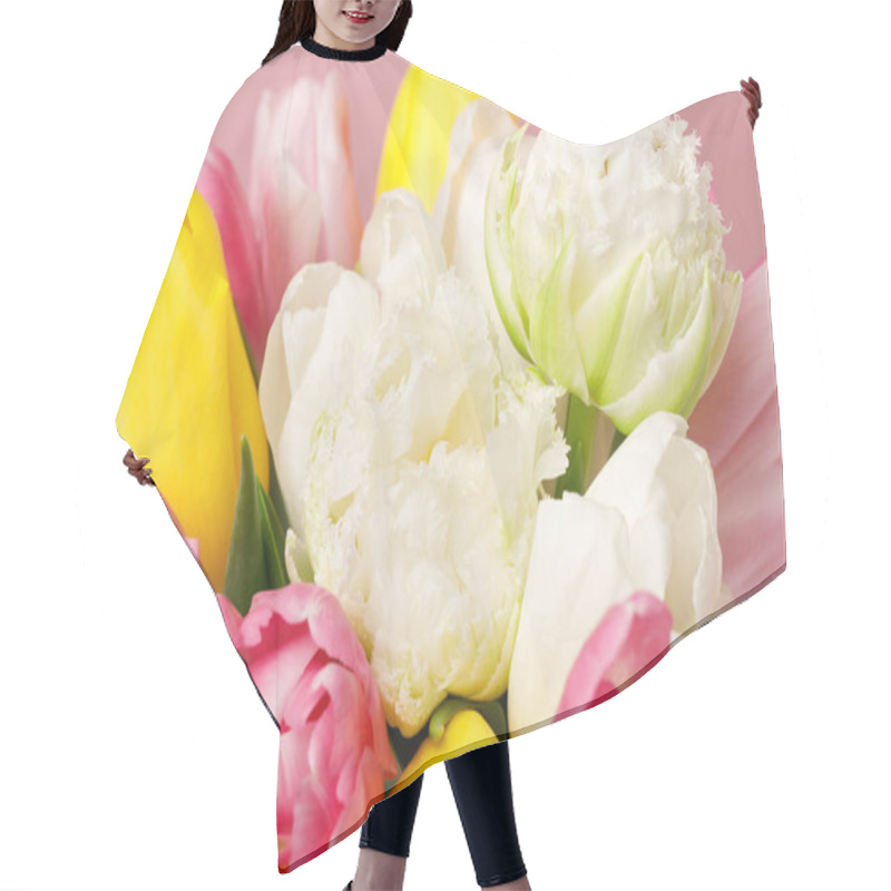 Personality  Flowers Hair Cutting Cape