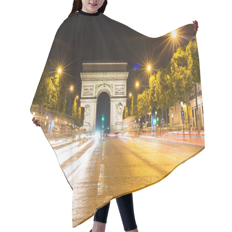 Personality  Arc De Triomphe In Paris Hair Cutting Cape