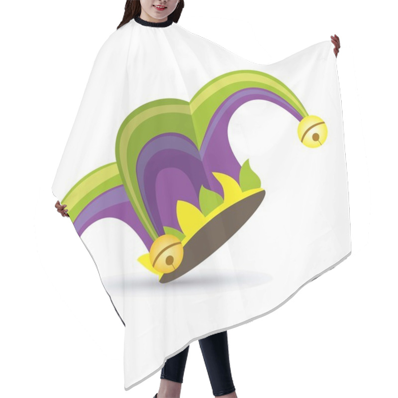 Personality  Jester Hat Hair Cutting Cape