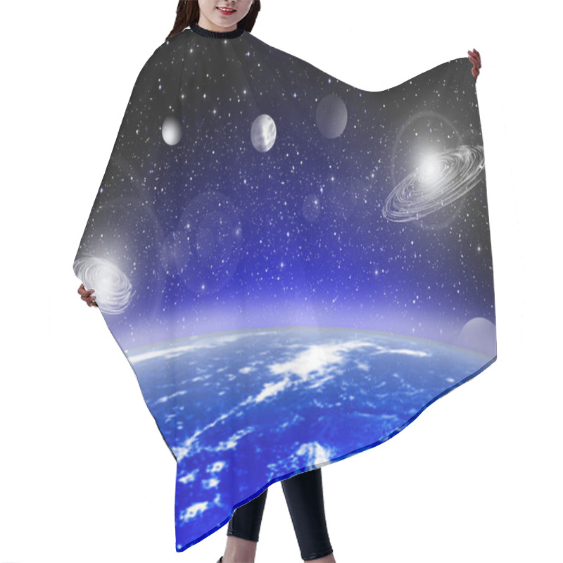 Personality  Mother Earth hair cutting cape