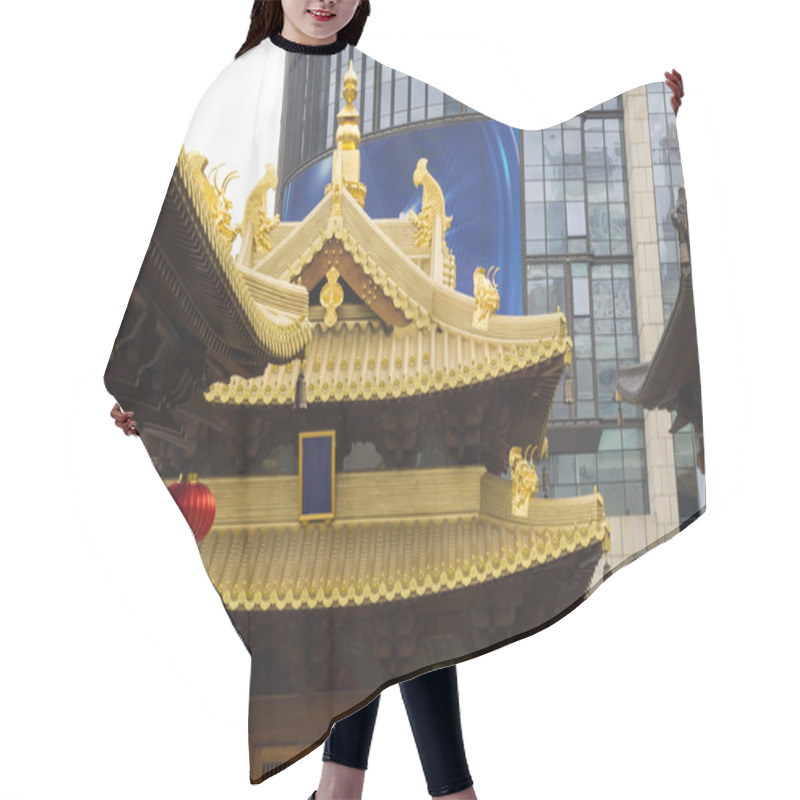 Personality  Jing An Temple Interior Hair Cutting Cape